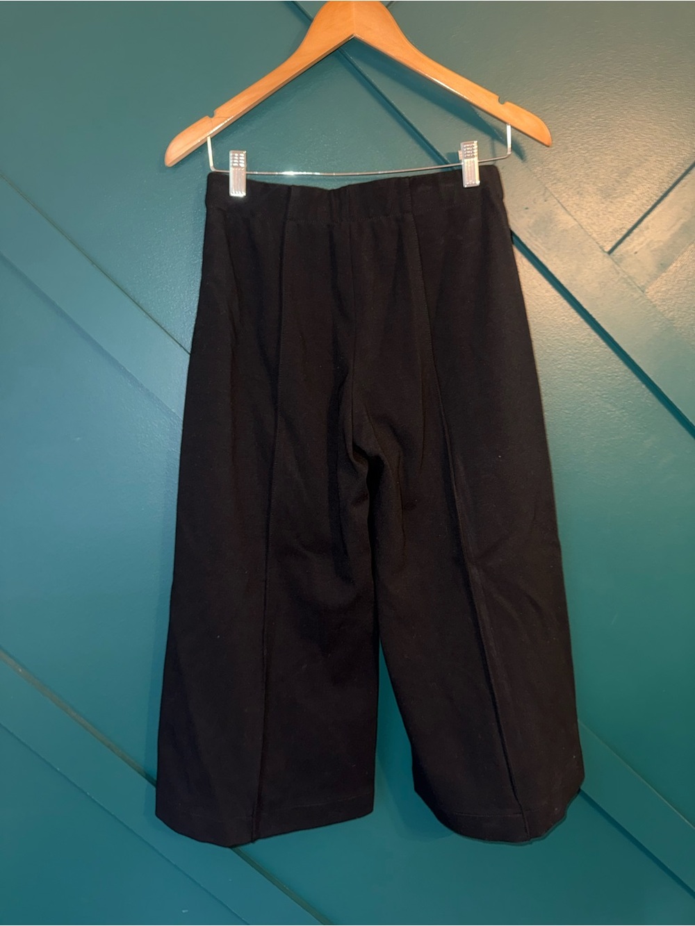 Lafayette 148 New York Black Wide-Leg Cropped Pants Minimalist Luxury Size S - Picture 3 of 9